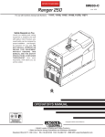 Lincoln Electric IM833-C User's Manual