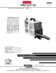 Lincoln Electric PRO-CUT IM665 User's Manual