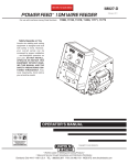 Lincoln Electric POWERFEED IM827-D User's Manual