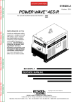 Lincoln Electric SVM156-A User's Manual