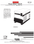 Lincoln Electric IM713-B User's Manual