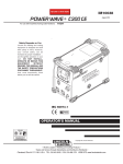 Lincoln Electric C300 User's Manual