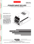 Lincoln Electric SVM159-A User's Manual