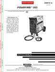 Lincoln Electric SVM157-A User's Manual