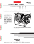 Lincoln Electric POWER-ARC SVM103-C User's Manual