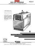 Lincoln Electric PERKINS 350-SA User's Manual