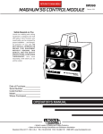 Lincoln Electric IM398 User's Manual