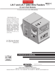 Lincoln Electric LN-7 User's Manual