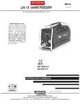 Lincoln Electric LN-15 User's Manual