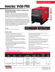 Lincoln Electric INVERTEC V450-PRO User's Manual