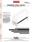 Lincoln Electric Invertec V205-T User's Manual