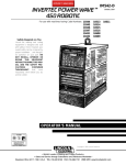 Lincoln Electric IM542-D User's Manual