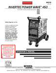 Lincoln Electric IM579 User's Manual