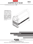 Lincoln Electric INVERTEC IM958 User's Manual