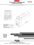 Lincoln Electric IM613-B User's Manual