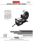 Lincoln Electric IM274-A User's Manual