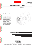 Lincoln Electric COMMANDER SVM145-B User's Manual