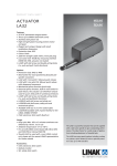 Linak MEDLINE LA32 User's Manual