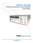 LightWave Systems Thermostat TCM-39032 User's Manual