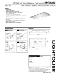 Lightolier XA432 User's Manual