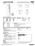 Lightolier FS02 User's Manual