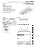 Lightolier TriLyte FH4 User's Manual