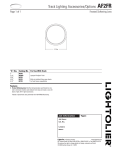 Lightolier AF2FR User's Manual