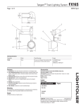 Lightolier FX16S User's Manual