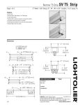 Lightolier T5 User's Manual