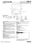 Lightolier SQ6-10 User's Manual