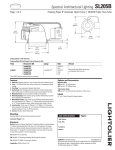 Lightolier SL205B User's Manual