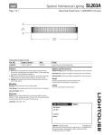 Lightolier SL203A User's Manual