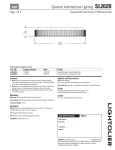 Lightolier SL202B User's Manual