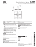 Lightolier SL200A User's Manual
