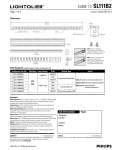 Lightolier SL111B2 User's Manual