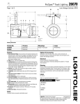 Lightolier ProSpecTM 26070 User's Manual