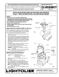 Lightolier ProSpec IS_26556MCY User's Manual