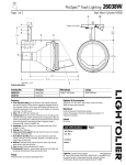 Lightolier ProSpec 26038W User's Manual