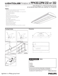 Lightolier PPH2G12FW232 User's Manual