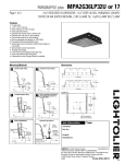 Lightolier MPA2G36LP32U User's Manual