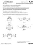 Lightolier Multi-Lyte MMA & MFA User's Manual