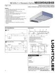 Lightolier MDCGWSVA2SB4SB User's Manual