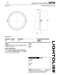 Lightolier 83T4S User's Manual