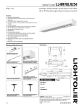 Lightolier LL4MF8LR254 User's Manual