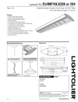 Lightolier EL4MF10LX228 User's Manual