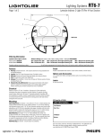 Lightolier RT6-7 User's Manual