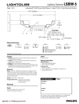 Lightolier LSBW-5 User's Manual