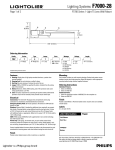 Lightolier F7000-28 User's Manual