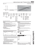 Lightolier Lighting Systems Agili-T Pendant Indirect AGU User's Manual