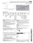 Lightolier Lighting Systems Agili-T Pendant Direct/Indirect AGL User's Manual